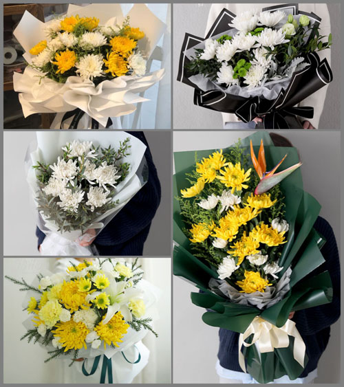 广东东莞市大岭山镇杨屋村白事花束代送